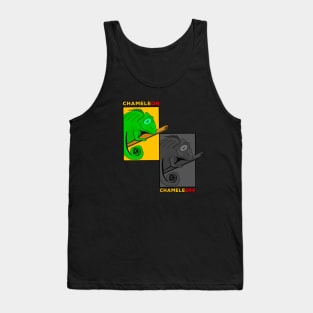 Funny Chameleoff Chameleon Tank Top